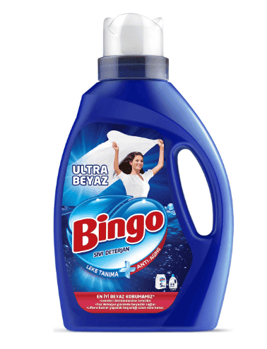 Bingo Sıvı Deterjan Ultra Beyaz 2145 Ml