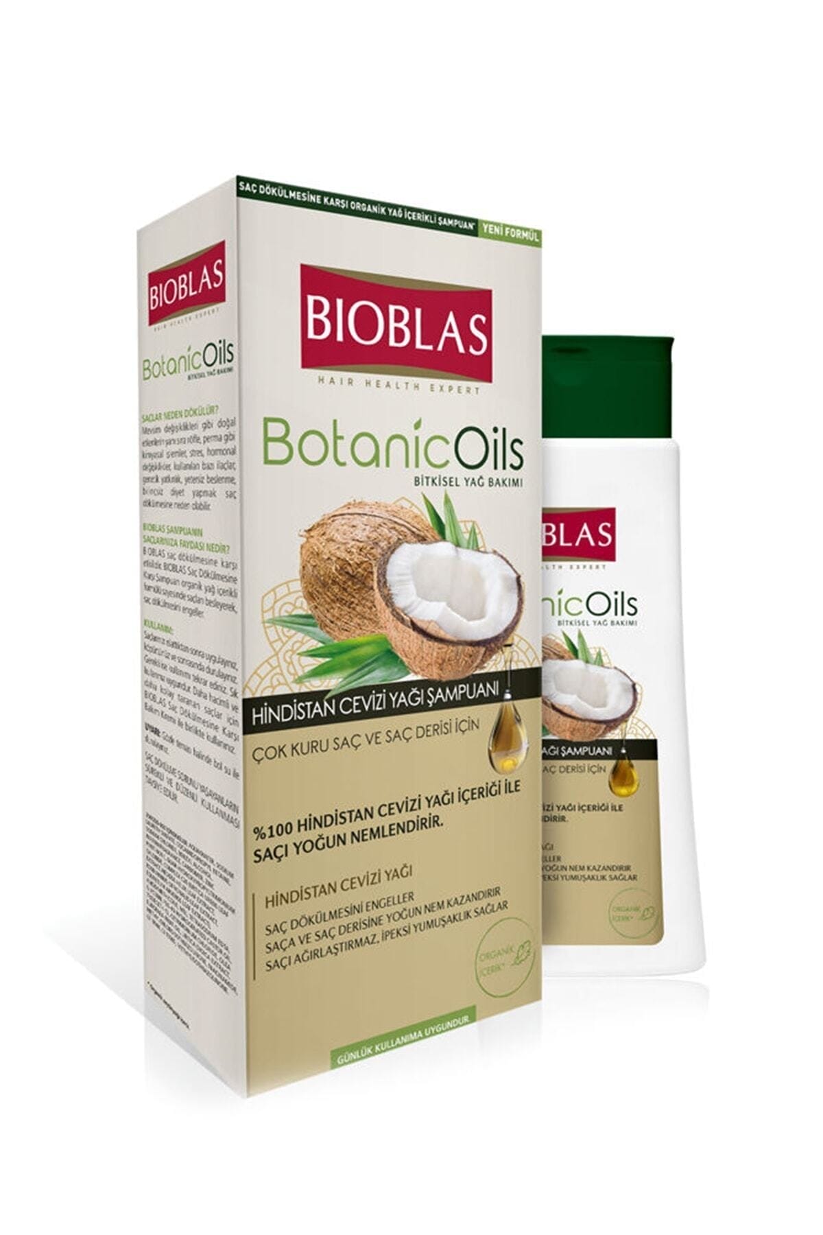 Bioblas Şampuan Hindistan Cevizi Yağı 360 Ml