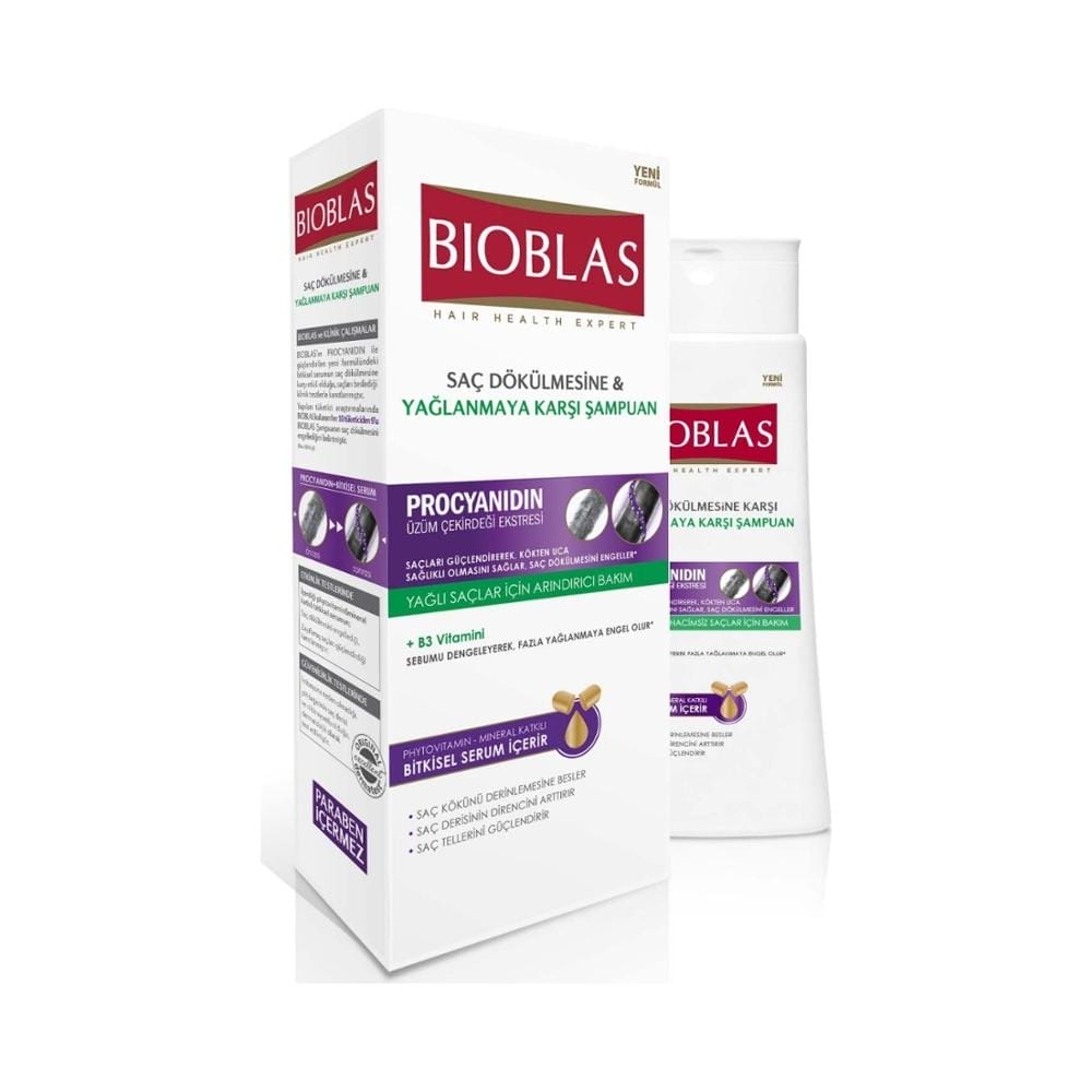 Bioblas Yağlı Saçlar İçin Şampuan 360 Ml