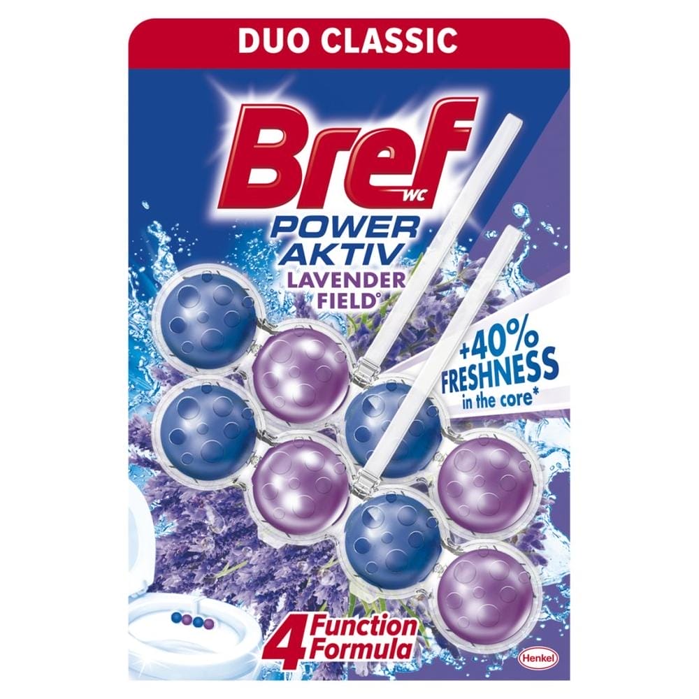 Bref Toilet Block Classic Power Active Lavender Duopack