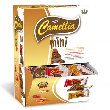 Çağla Camellia Karamel Aromalı Krema Dolgulu Sütlü Kokolin 10 Gr