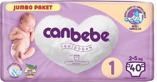 Canbebe Jumbo Paket No 1 40 Adet