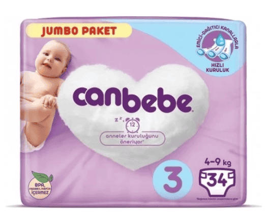 Canbebe Jumbo Paket No 3 34 Adet