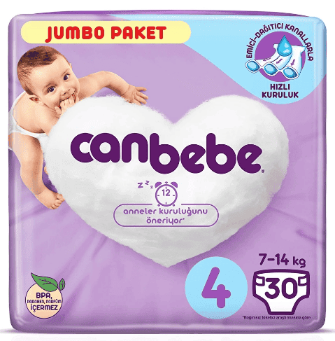 Canbebe Jumbo Paket No 4 30 Adet