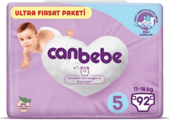 Canbebe Ultra Fırsat Paketi No 5 92 Adet