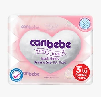 Canbebe Wet Towel Basic Care 3x56 pc