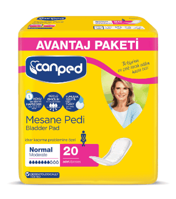 Canped Female Bladder Pad Advantage Pack Normal 20 pcs