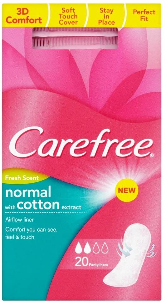Carefree Normal With Cotton Extract Fresh   20 Adet