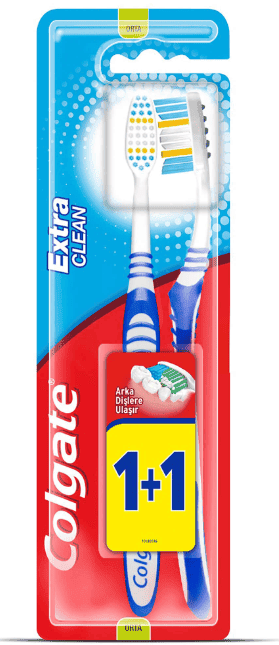 Colgate Extra Clean 1+1 Diş Fırçası 1 Adet