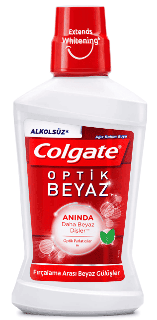 Colgate Ağız Bakım Suyu Optik Beyaz 500 Ml