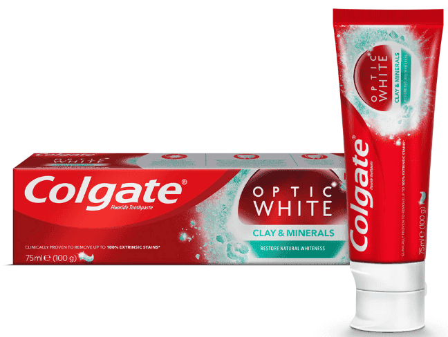 Colgate Optic White Clay & Minerals 75 ml