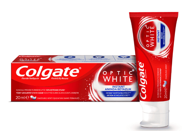 Colgate Optic White Instant Whitening Travel Size 20 ml