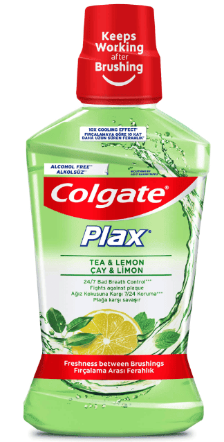 Colgate Plax Ağız Bakım Suyu Çay Ve Limon 500 Ml