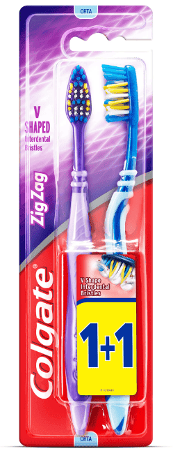 Colgate Zigzag 1+1 Toothbrush 1 pcs