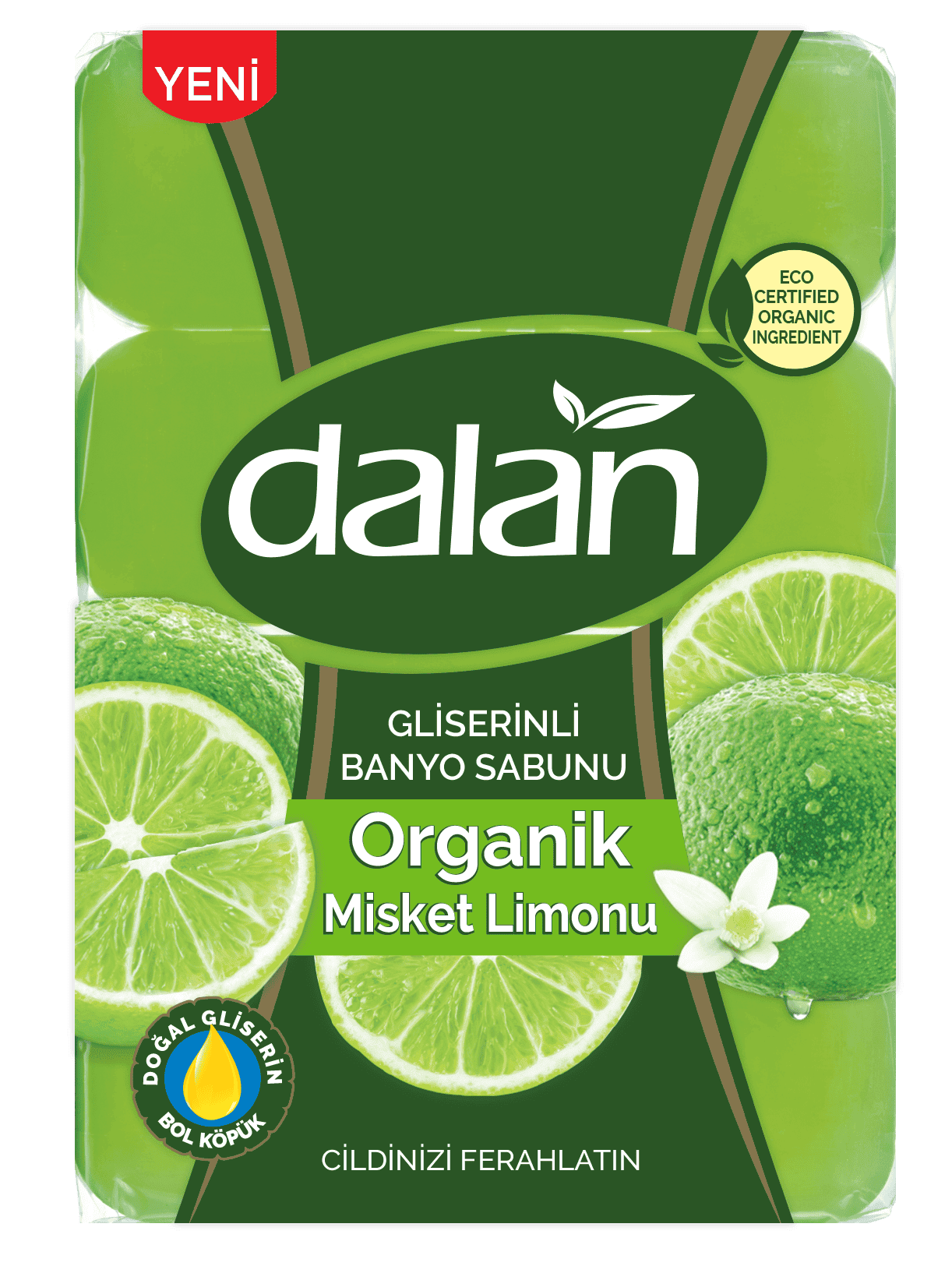 Dalan Glycerin Organic Lime Bath Soap 600 gr