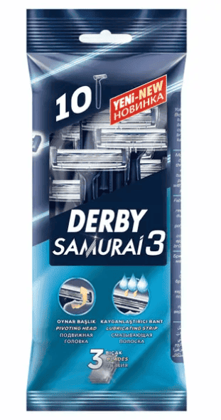 Derby Samurai 3 10'lu Paketi 10 Adet