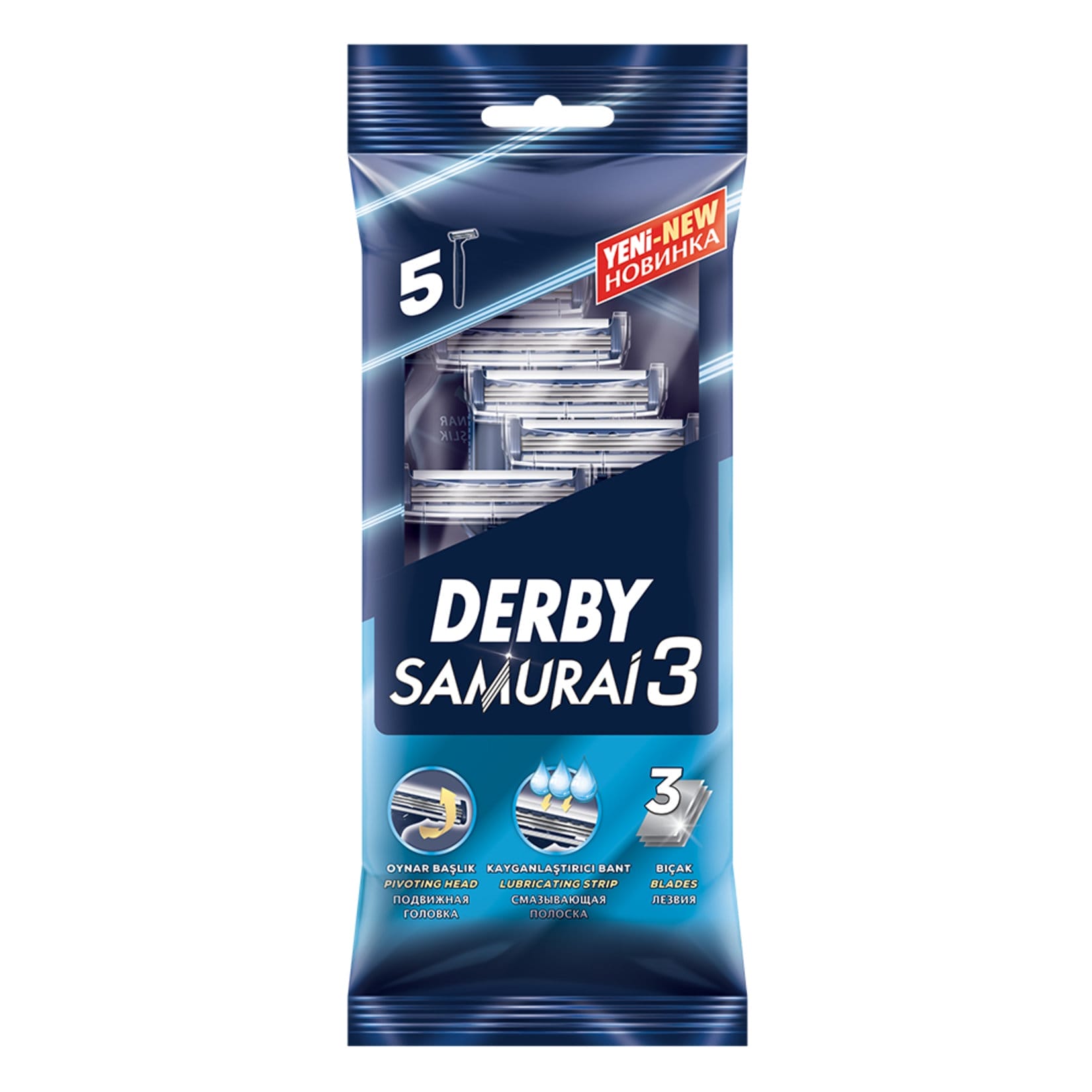 Derby Samurai 3 5'li Paketi 5 Adet