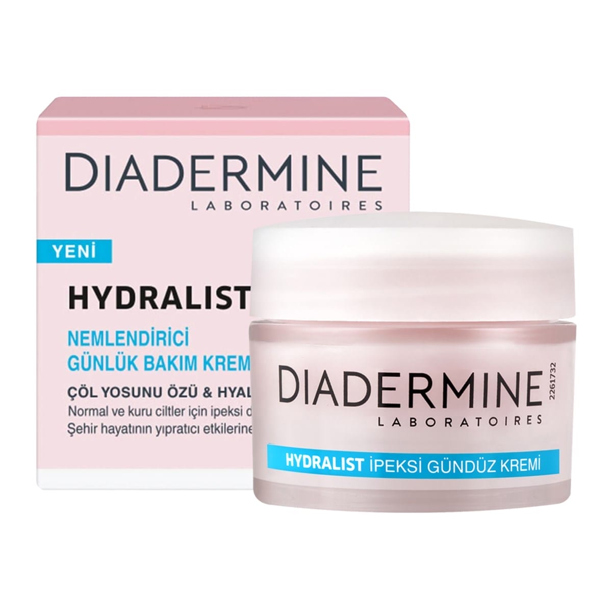 Diadermine Hydralis Moisturizing Daily Care Cream Silky Texture 50 ml 