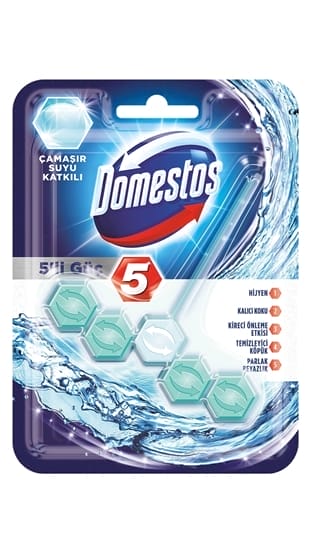 Domestos 5'li Güç Çamaşır Suyu Katkılı 55 Gr 