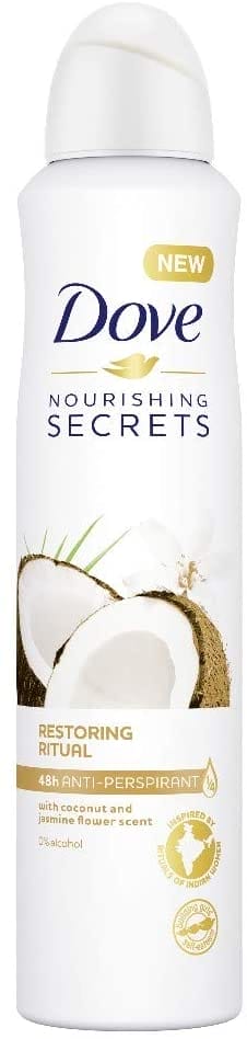 Dove Deodorant Nourishing Secrets Coconut And Jasmine Flower 250 ml 