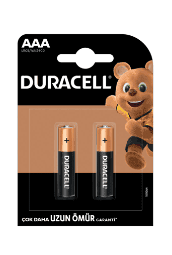 Duracell Basic Pen Battery 2-Aaa 2 pc 