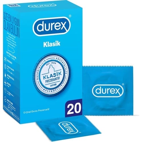 Durex Kondom Klasik 20 Adet 