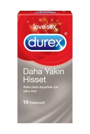 Durex Kondom Daha Yakın Duygular Daha Yakın Hisset 10 Adet