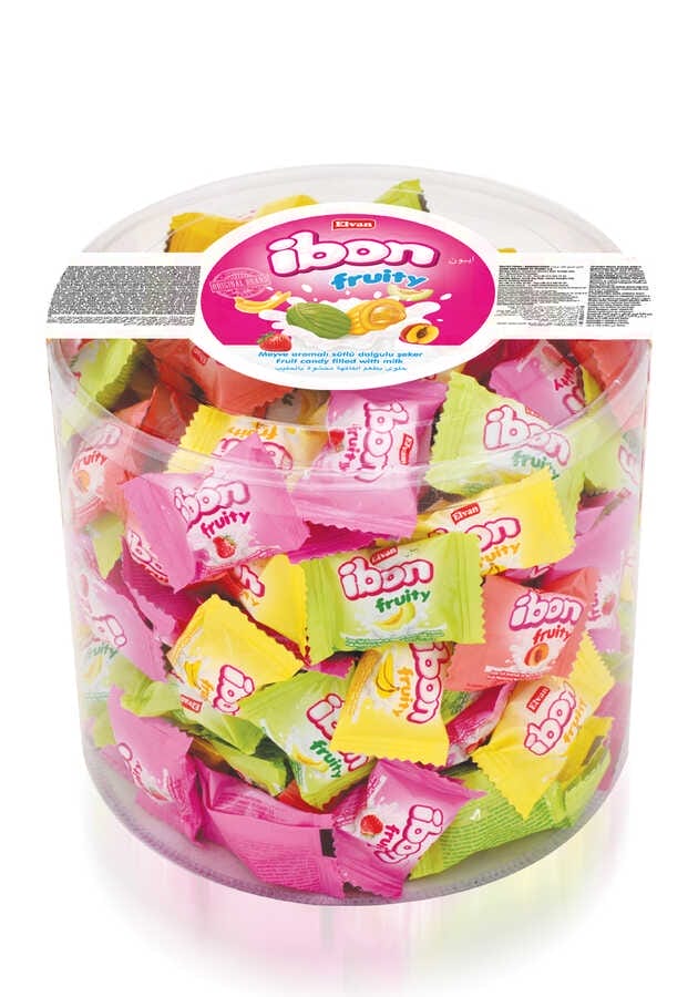 Elvan Ibon Milk Fruity Candy 1000 gr 