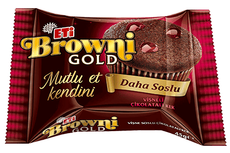 Eti Browni Gold Vişne Soslu Çikolatalı Kek 45 Gr