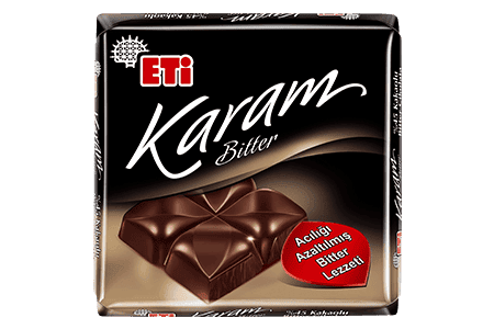 Eti Karam %45 Bitter Çikolatalı Kakao 80 Gr