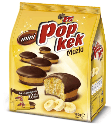 Eti Mini Popkek With Banana 180 gr