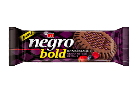 Eti Negro Bold Beyaz Çikolata & Orman Meyveli 100 Gr