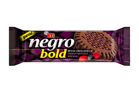 Eti Negro Bold White Chocolate & Forest Fruit 100 gr 