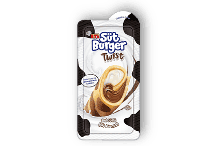 Eti Süt Burger Twist Sütlü Kakaolu İkili Krema 48 Gr