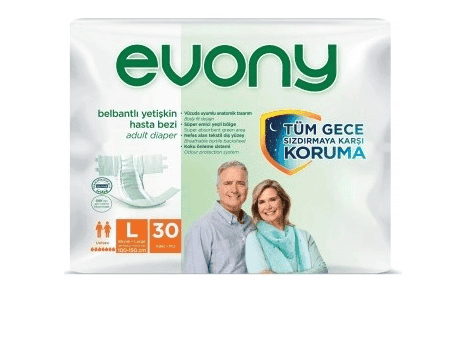 Evony Adult Diapers Large 30 pc 