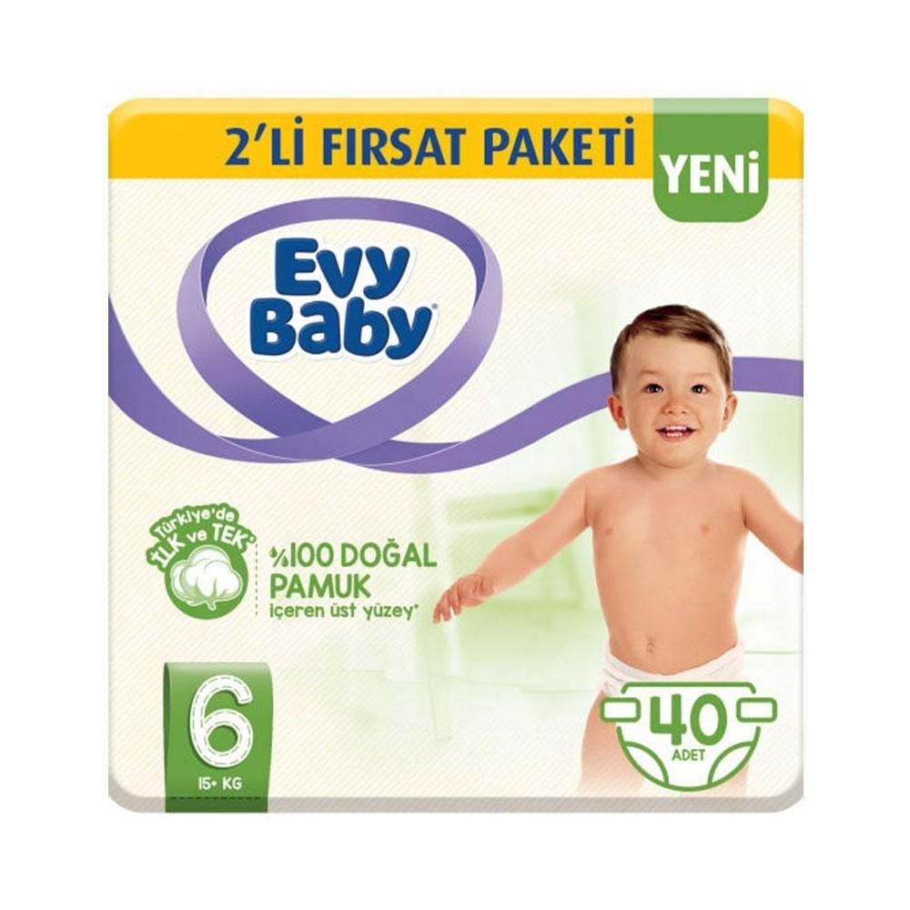 Evy Baby Jumbo Packet No 6 40 pc 