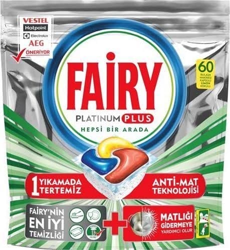 Fairy Tabs Platinum Plus 60 pcs 