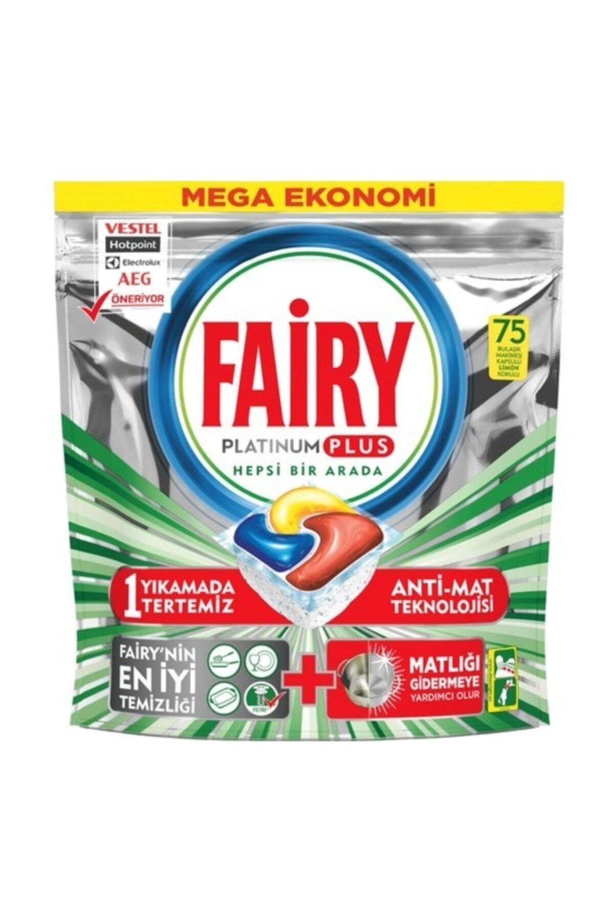 Fairy Tabs Platinum Plus 75 pcs