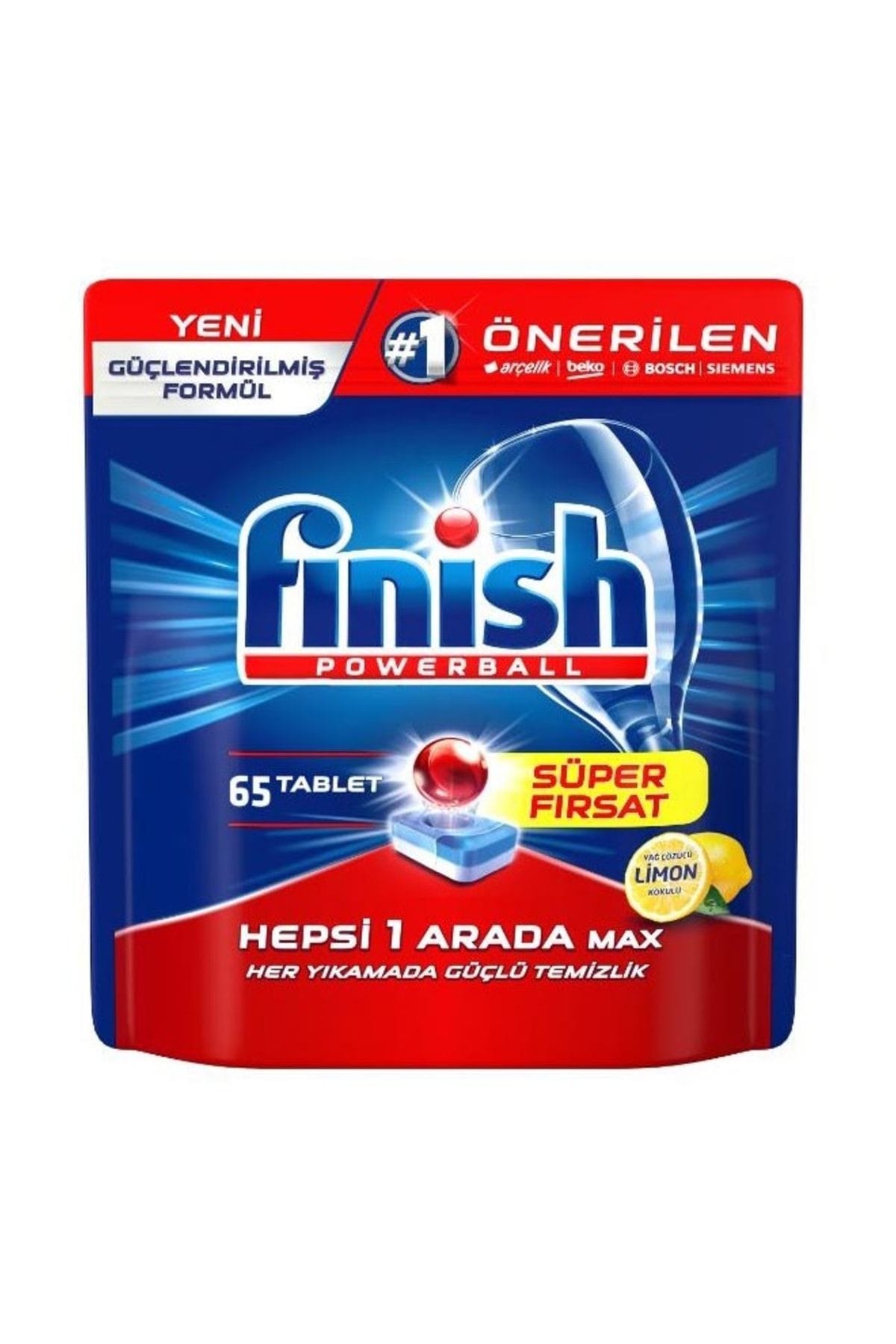 Finish All İn One Degreaser Lemon Scented 65 pc 