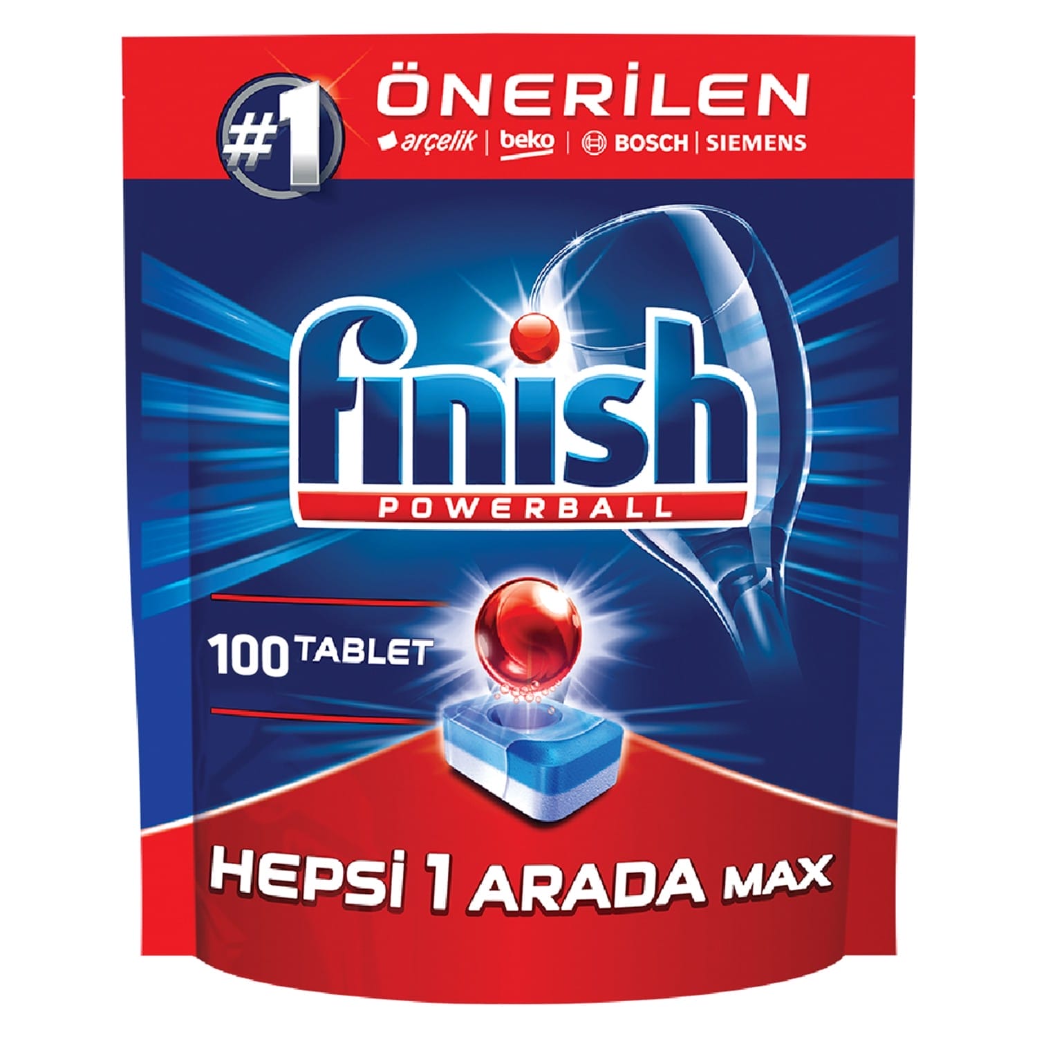 Finish All İn One Max Original 100 pc 