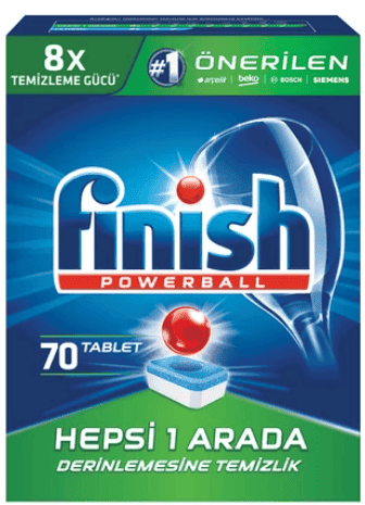 Finish Classic Powerball 70 pc 