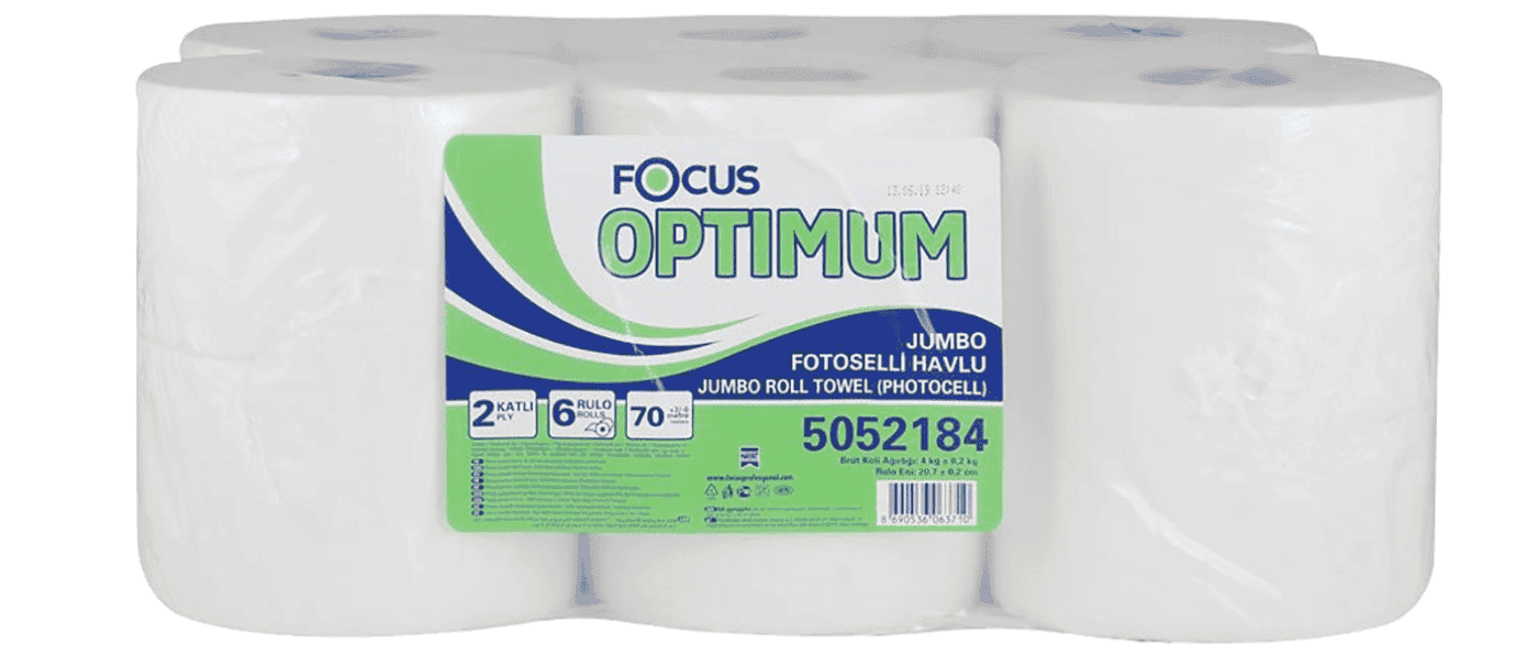 Focus Towel Optimum Jumbo Roll Tower (Photocell) 6 pc 