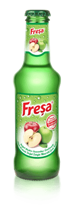 Freşa Apple Flavored Natural Mineral Rich Carbonated Drink 200 ml 