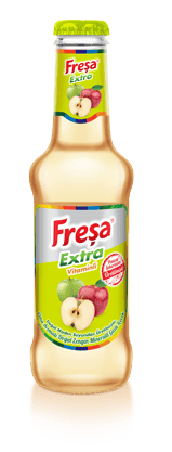 Freşa Extra Apple Flavored Doğan Rich Mineral Carbonated Drink 200 ml 