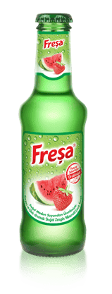 Freşa Strawberry Flavored Natural Mineral Rich Carbonated Drink 200 ml 