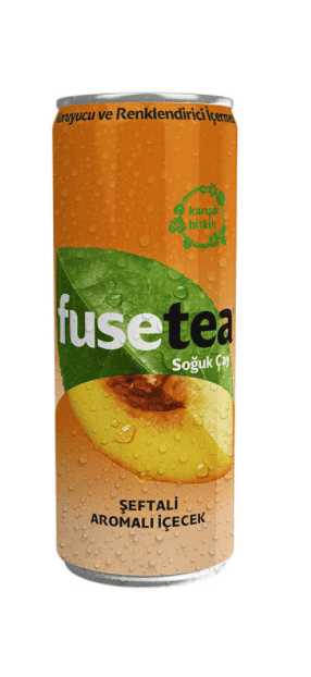 Fuse Tea Flavored Drink Peach (Can) 330 ml 