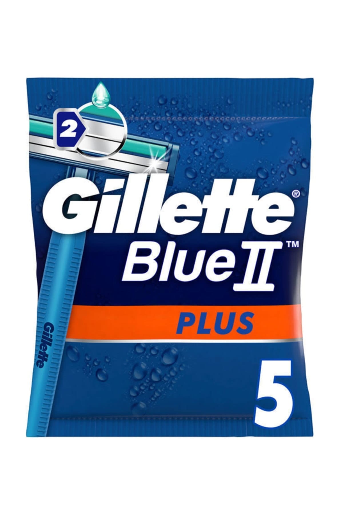 Gillette Blue Ii Plus Disposable   5 Adet 