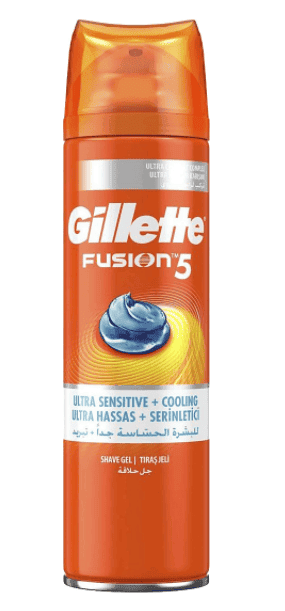 Gillette Gel Fusion5 Ultra Sensitive Cooling 200 Ml 