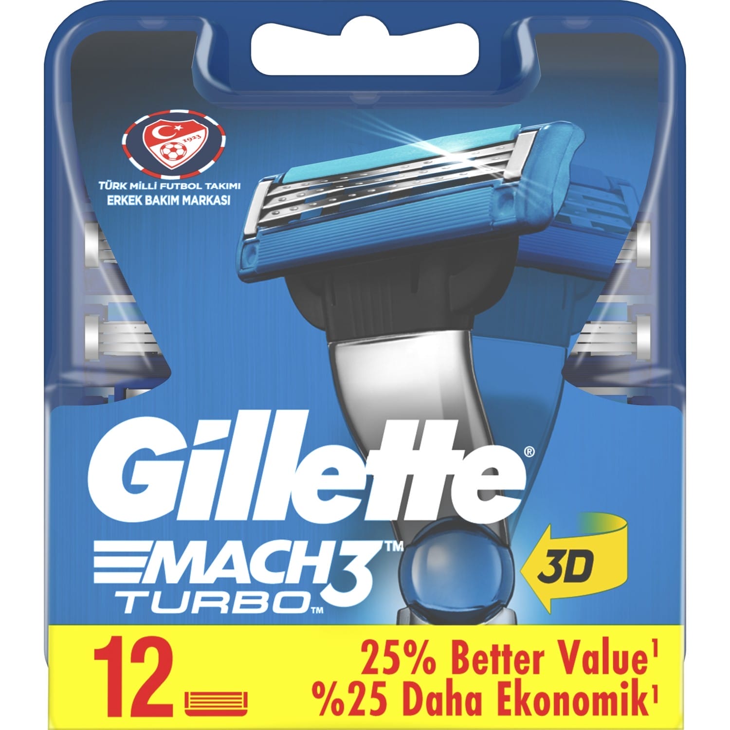 Gillette Mach 3  12 Adet