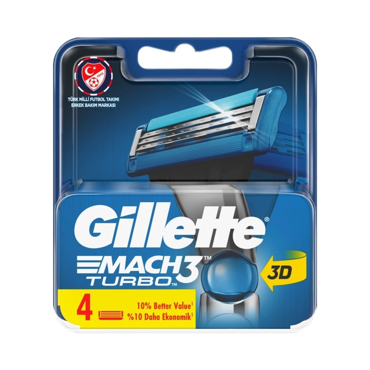 Gillette Mach 3 Turbo 4 pc